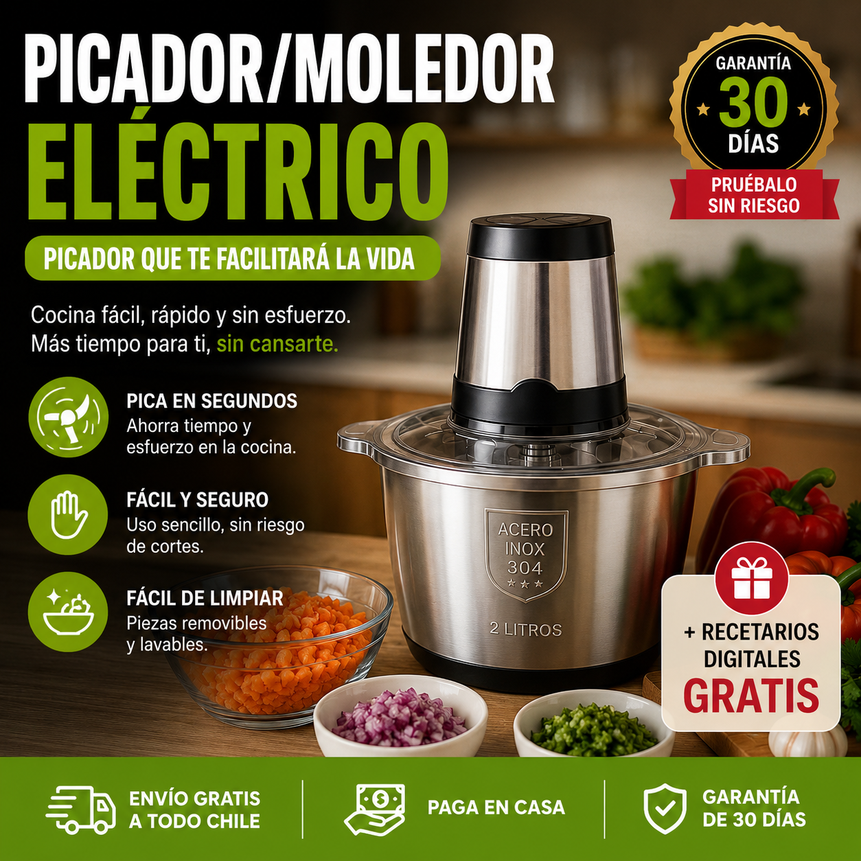 Picador/Moledor Electrico - Picador que te facilitará la vida